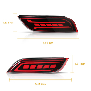 LED <span class=keywords><strong>Auto</strong></span>-Heckstoßstangenleuchte Rücklicht für <span class=keywords><strong>Subaru</strong></span> Impreza <span class=keywords><strong>WRX</strong></span> 2007 2008 2009 2010 2011 2012 2013 2014 2016-2023 Rot/Rauchschwarz - Product Image 6