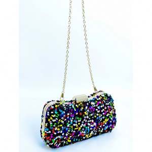Bolso de Mano de Lujo Brillante Personalizado en Oferta, Bolso de Noche con Cuentas Brillantes, Bolso de Fiesta para Graduación, Boda - Product Image 2