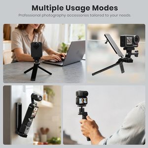 Soporte Magnético para Trípode para Action 6/5 <span class=keywords><strong>Pro</strong></span>/<span class=keywords><strong>4</strong></span>/Osmo Nano/Osmo Pocket 3/360 <span class=keywords><strong>Go</strong></span> <span class=keywords><strong>Pro</strong></span> <span class=keywords><strong>Hero</strong></span> 13/12/1/<span class=keywords><strong>4</strong></span>" Insta360 X5/X4 - Aleación de Aluminio - Product Image 4