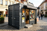 Mini-conteneurs modulables personnalisables - Magasins mobiles préfabriqués, appartements, entreprises en démarrage, hôtels, villas (10FT/20ft)