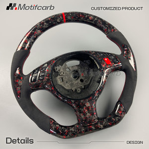 Volante Deportivo Inteligente LED de Fibra de Carbono Forjado con Detalles Rojos Personalizado para BMW 330i 330Ci 318Ci 320Cd E39 E46 M3 M5 2001-2005 - Product Image 3