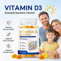 Complément Alimentaire Personnalisé Professionnel de Haute Qualité : Gommes de Vitamine D3 pour la Récupération Nutritionnelle et le Soutien Osseux des Adolescents et Adultes