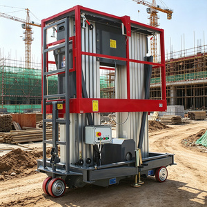 Plateforme de travail aérienne hydraulique verticale en aluminium certifiée CE 6-12m, vente directe usine - Product Image 5