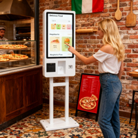 Quiosco de Autoservicio Todo en Uno Grande con SDK, Impresora Térmica de 80 mm, Escáner de Código de Barras y Sistema de Pago Windows/Android, de Pie