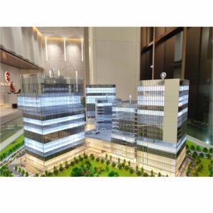 Modèle architectural détaillé de la promotion immobilière de parc industriel et de bureau intégré - Product Image 2