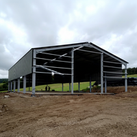 Edificio Industrial Prefabricado TOPPRE, Almacén de Ingeniería, Almacén de Almacenamiento, Estructura de Acero Prefabricada, Talleres, Plantas
