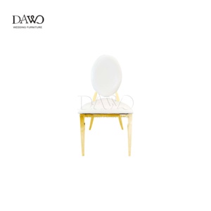 Chaises de salle à manger modernes de luxe <span class=keywords><strong>en</strong></span> acier inoxydable spécialisées, style doré de luxe, chaises d'hôtel pour mariage - Product Image 2