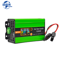 Contrôleur de charge solaire MPPT MYAMI 1200W, convertisseur DC-DC boostant 48V 60V 72V réglable avec écran LCD couleur haute efficacité