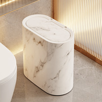 Cubo de Almacenamiento de Plástico con Diseño Cuadrado y Tapa Abierta, Nuevo Modelo 2025, para Uso en Hoteles, Hogares, Cocinas, Salas de Estar y Baños