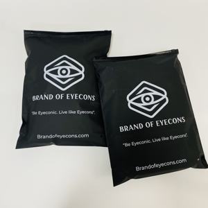 Shopify Black Custom Logo Zipper <b>Bags</b> Suffocation Warning Text Printed Waterproof Fashion Clothing <b>Packaging</b> <b>Bags</b> for Jeans - Product Image 3