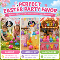 Vente en gros - Promotion : Jouet œuf de Pâques à projection LED, veilleuse surprise qui brille dans le noir, cadeau pour enfants, idéal pour les fêtes de Pâques
