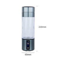 Système d'eau hydrogénée portable le plus vendu et le plus populaire 8000ppb Spe Pem Tasse d'eau hydrogénée pour le sport
