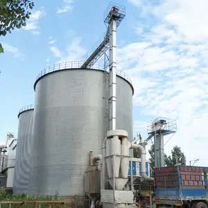 great capacity used for feeding animals maize paddy wheat grain storage flat bottom silos