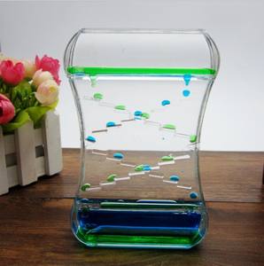 UCHOME Vente en gros <span class=keywords><strong>Sablier</strong></span> dynamique créatif à gouttes d'<span class=keywords><strong>huile</strong></span>, avec entonnoir en plastique, décoration liquide - Product Image 3