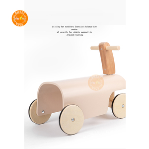 Coche de equilibrio de madera de alta calidad para niños, coche de torsión sin pedal, andador para bebés - Product Image 6