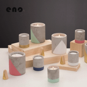 Vente en gros de bougie parfumée personnalisée de marque privée, tasse en céramique de style nordique, cire de soja pour bougies parfumées personnalisables - Product Image 2