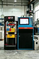 Machine d'essai de pression servo-hydraulique électrique contrôlée par ordinateur pour l'essai du ciment, du béton et des roches