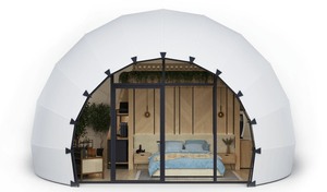 Tente dôme de luxe pour glamping, facile à installer, résistante aux intempéries, idéale pour les camps de tourisme dans le désert, vente en gros - Product Image 2