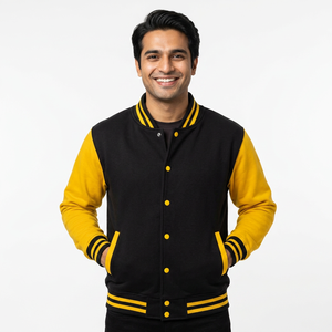 High Quality Polyester <b>Baseball</b> Custom Designed Campus <b>Jacket</b> Custom Winter CollegeBaseballjacket <b>for</b> <b>men</b> - Product Image 1