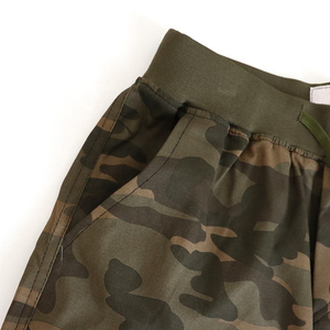 Pantalones Cortos Bermuda para Hombre con Estampado de Camuflaje, Cintura con Cordón, Ropa Casual para Exteriores, Tejido de Poliéster Transpirable, Corte Medio - Product Image 4