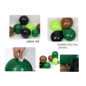 Ensemble d'arche de ballon d'étoile d'explosion pour explorer la fête d'<span class=keywords><strong>anniversaire</strong></span> du garçon de thème de forêt profonde en gros - Product Image 5