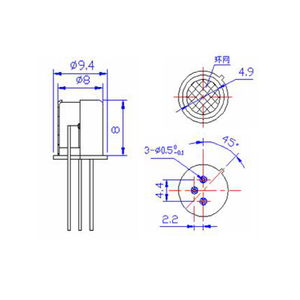 Sensor MQ316 MQ da detecção do gás do semicondutor do etanol-Sonda oral do <span class=keywords><strong>detector</strong></span> do sulfeto do hidrogênio do odor do cheiro mau do hálito - Product Image 5