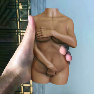 INTODIY 3D Mewah Tubuh Wanita Molde Silicona Unik Seksi Torso Manusia Wadah Lilin Cetakan untuk Art Deco - Product Image 4