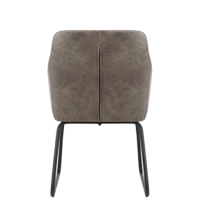 मिड सेंचुरी लक्ज़री स्टाइल इटैलियन डिज़ाइन कुर्सियाँ एलिगेंस हाई एंड मेटल आर्मरेस्ट मॉडर्न आयरन डाइनिंग चेयर - Product Image 5