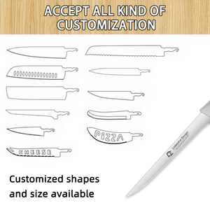 High-quality stainless steel boneless cutting <b>knife</b> with anti-slip PP <b>handle</b> for commercial meat, poultry and beef cutting - Product Image 4