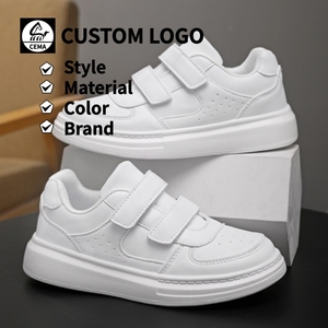 Chaussures de sport blanches pour enfants Cema, respirantes, antidérapantes, avec amorti en PU, pour étudiants, école, décontractées, chaussures de <span class=keywords><strong>skate</strong></span>, été, printemps - Product Image 1