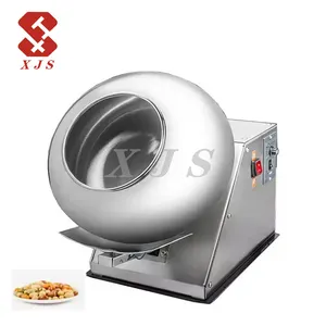 Gummy Almond Food Drum Nut Dates Candy Mini Small Chocolate Sugar Pan Peanut Coating Machine for Sale