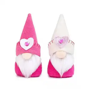 El yapımı yüzü olmayan Gnome dolması peluş bebek çocuklar için kadın paskalya sevgililer anneler günü düğün masa dekorasyon