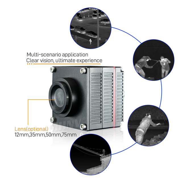 MHNV High-Speed TEC Cooled 640*512 InGaAs Detector Short-Wavelength Infrared (SWIR) Image Sensor VGA SWIR Camera 25Hz 2x/4x