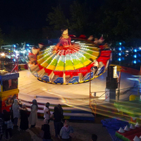 Parc d'attractions Funfair thrill danse folle plateau tournant rotatif ballerine à vendre