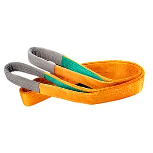 Imbracatura di sollevamento di alta qualità da 1 a 10ton cinturino in poliestere flessibile piatto senza fine imbracatura a cinghia per paranco