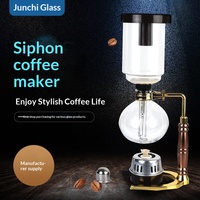 Cafetière à siphon en verre de style minimaliste moderne, ensemble d'ustensiles de filtration pour presse française, pour la maison, fourni par le fabricant