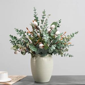 Plantas Verdes Artificiales, Ramo de <span class=keywords><strong>Hojas</strong></span> de Eucalipto, Ramo de Frutos, Decoración para Bodas y Hogar, Arreglos Florales - Product Image 5
