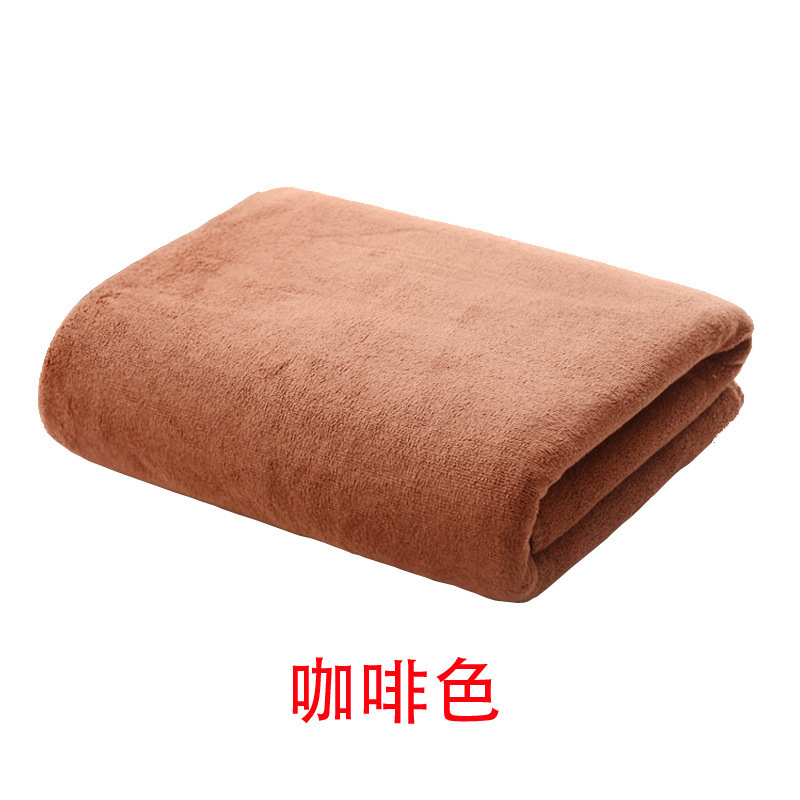Serviette épaisse marron 60*160