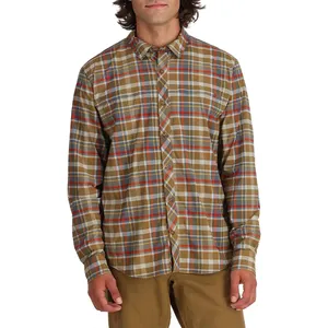 최고 품질 긴 소매 소프트 버튼 업 남성 낚시 컬럼비아 셔츠