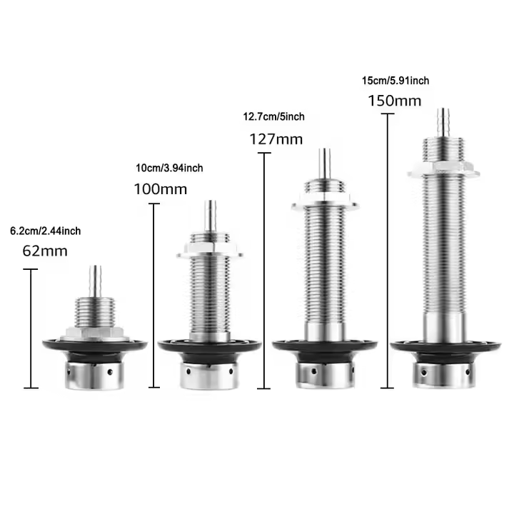 62mm/100mm/127mm/150mm caña