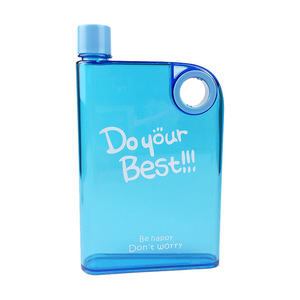 Botella de Agua Portátil Cuadrada de Plástico de 420 ml, Taza de Viaje Reutilizable de Color Sólido con Logotipo para Uso Unisex, Regalo Empresarial - Product Image 5