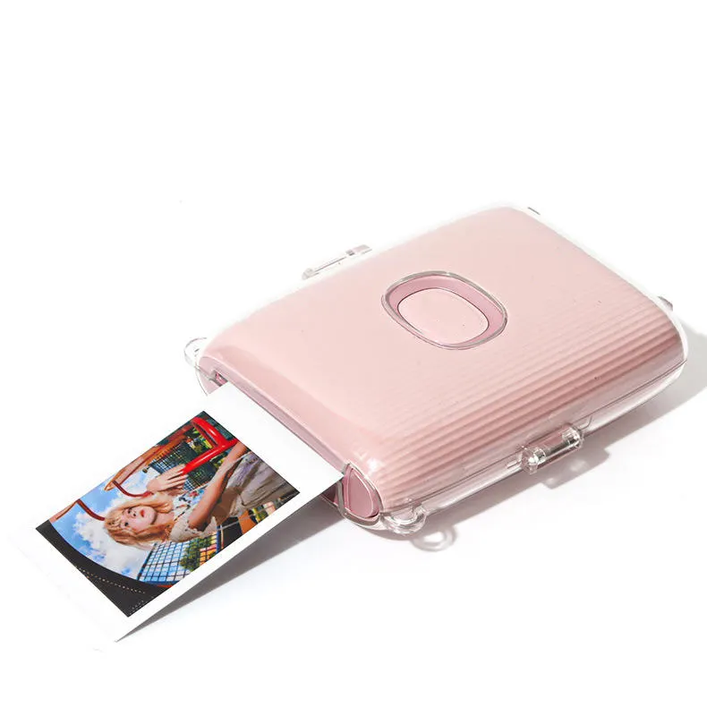 Mini link instax para smartphone, capa protetora transparente e à prova d'água com estampa de instax, mini link 2