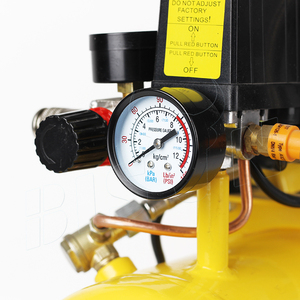 Bison China 550W 8 litros 8bar <span class=keywords><strong>Compresor</strong></span> <span class=keywords><strong>de</strong></span> <span class=keywords><strong>aire</strong></span> sin aceite para pintar sin aceite - Product Image 6