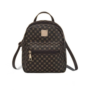 Printed Pink Women's <strong>Leather</strong> Waterproof Custom Logo <strong>Backpacks</strong> Shoulder Bag - Product Image 1