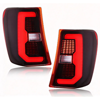 Cocok untuk Jeep Grand Cherokee 1999-2004, Lampu Belakang Modifikasi LED Running Lights, Lampu Sein, Lampu Mundur