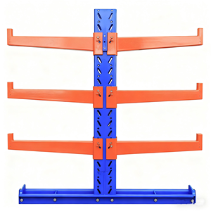 Wholesale Heavy Duty Warehouse <strong>Storage</strong> Racks Orange Cantilever Racking Systems Solution Double Side Cantilever Steel Racking - Product Image 4