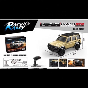 Coche RC Miniatura 1:43 4x4 <span class=keywords><strong>de</strong></span> Escritorio, Juguete <span class=keywords><strong>de</strong></span> Simulación Todoterreno, Coche Eléctrico <span class=keywords><strong>de</strong></span> Plástico <span class=keywords><strong>de</strong></span> Grado Hobby, Camioneta Rock Crawler para Niños - Product Image 3