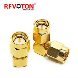 Nhà máy trực tiếp adapter <span class=keywords><strong>SMA</strong></span> Nam để <span class=keywords><strong>SMA</strong></span> nam cắm Macho góc bên phải ra 90 độ Coax RF <span class=keywords><strong>Coaxial</strong></span> Adapter đồng trục kết nối - Product Image 5