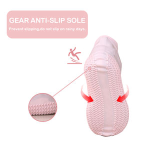 Prix <span class=keywords><strong>de</strong></span> gros Couvre-chaussures en silicone imprimé sur mesure <span class=keywords><strong>de</strong></span> plusieurs tailles Bottes <span class=keywords><strong>de</strong></span> <span class=keywords><strong>pluie</strong></span> imperméables antidérapantes pour adultes - Product Image 3