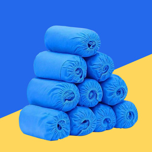 Disposable Shoe Covers Non Woven Fabric Thickened Anti Slip Dustproof Breathable For Indoor Household Use Adult Size - Product Image 2